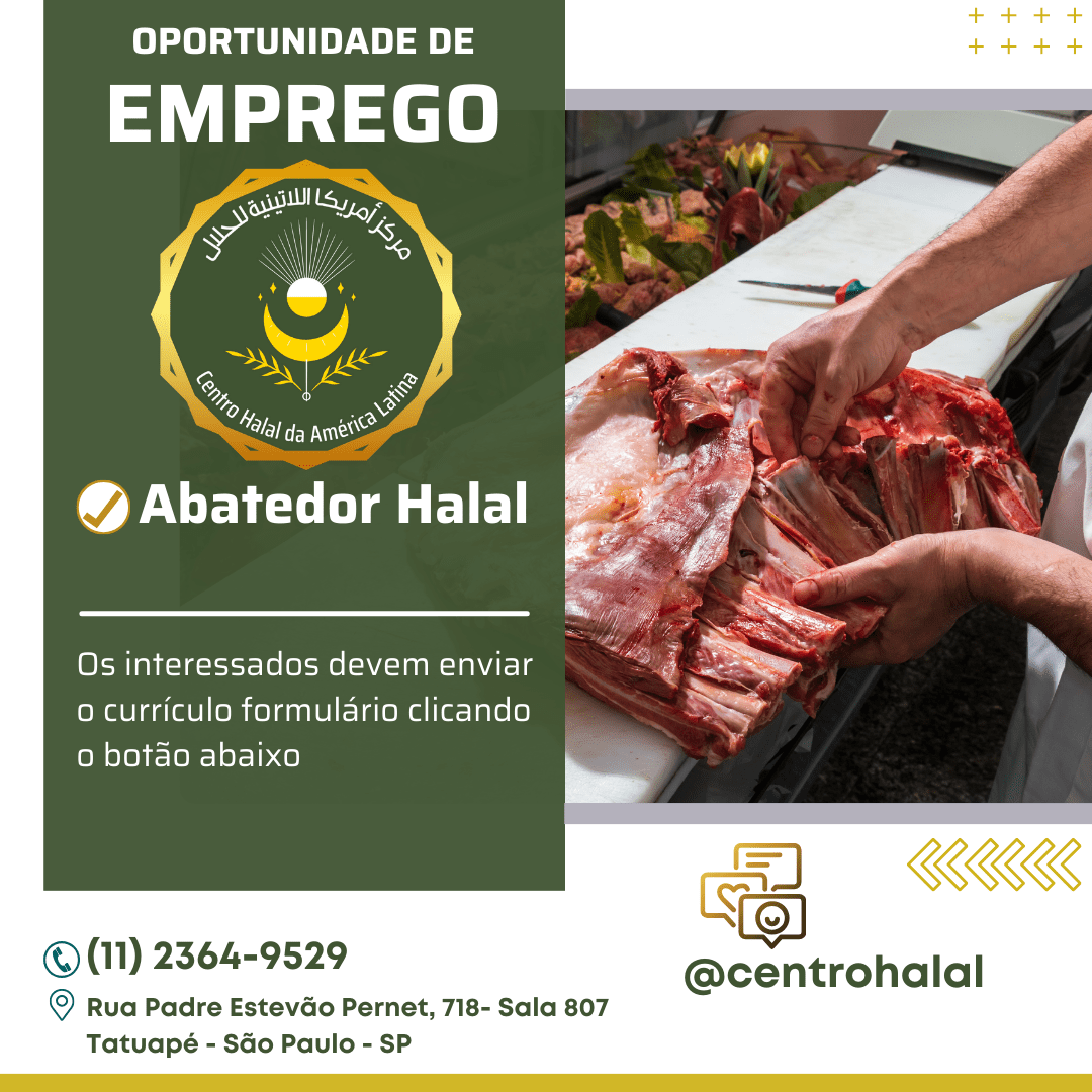 Vaga Abatedor Halal